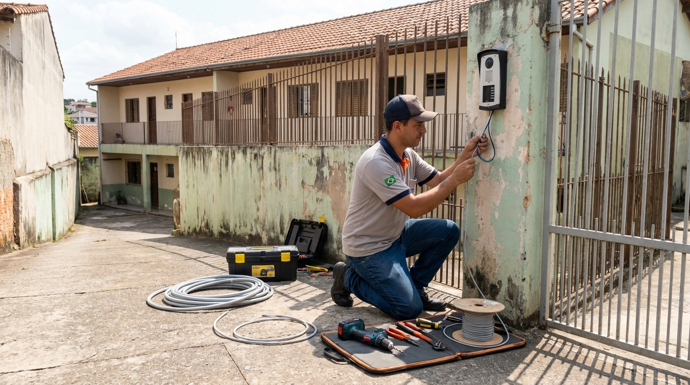 Instalação de Porteiro Eletrônico em Americana‑SP